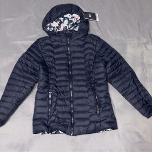 Girls size 10 Winter Coat, Brand QLZ, NWT, Reversible Blue